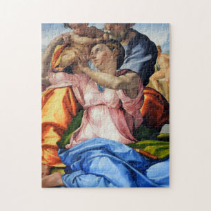 Doni Tondo, Doni Madona (detail), Michelangelo, 15 Legpuzzel