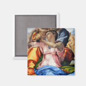 Doni Tondo, Doni Madona (detail), Michelangelo, 15 Magneet (Voorkant / Achterkant)