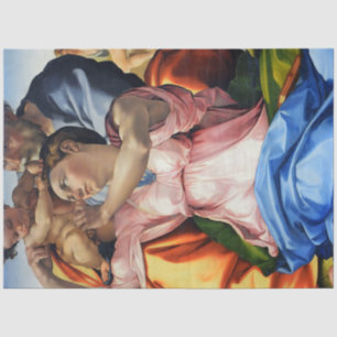 Doni Tondo, Doni Madona (detail), Michelangelo, 15 Tissuepapier