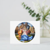 Doni Tondo, Doni Madona, Michelangelo, 1507 Briefkaart (Staand voorkant)