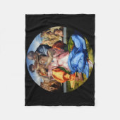 Doni Tondo, Doni Madona, Michelangelo, 1507 Fleece Deken (Voorkant)
