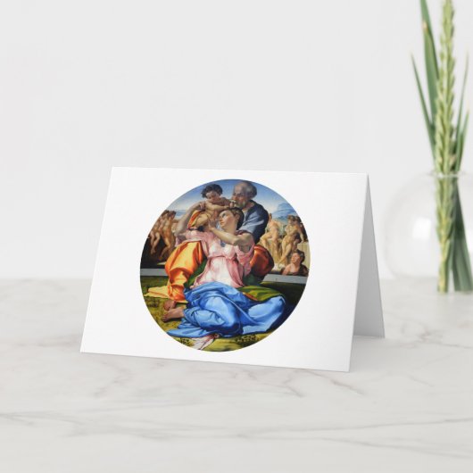 Doni Tondo, Doni Madona, Michelangelo, 1507 Kaart (Voorkant)