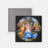 Doni Tondo, Doni Madona, Michelangelo, 1507 Magneet (Voorkant / Achterkant)