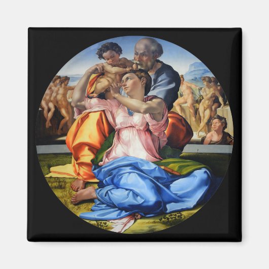 Doni Tondo, Doni Madona, Michelangelo, 1507 Magneet (Voorkant)