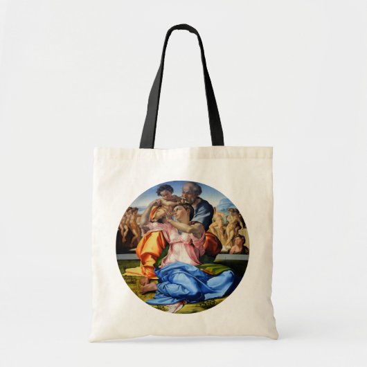 Doni Tondo, Doni Madona, Michelangelo, 1507 Tote Bag (Voorkant)