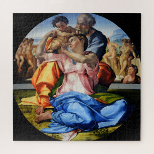 Doni Tondo, Doni Madona, Michelangelo Legpuzzel