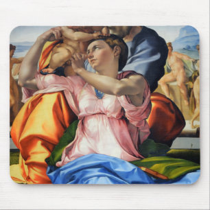 Doni Tondo, Doni Madonna (detail), Michelangelo, 1 Muismat