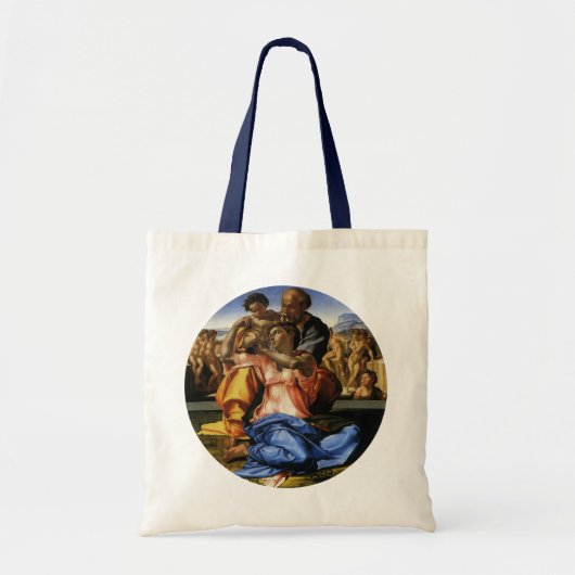 Doni Tondo of Doni Madonna door Michelangelo Tote Bag (Voorkant)