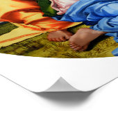 Doni Tondo van Michelangelo - Poster (Hoek)