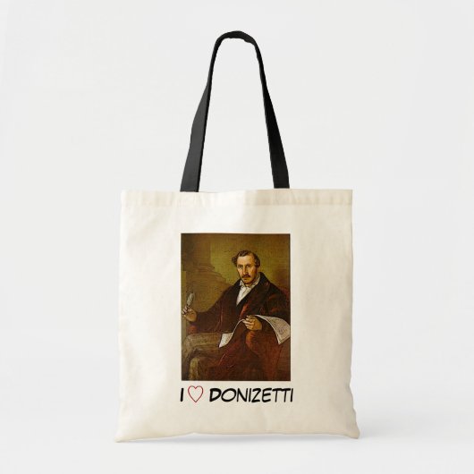 Donizetti, Gaetano Tote Bag (Voorkant)