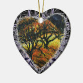 Donk Autumn Heart Keramisch Ornament (Links)
