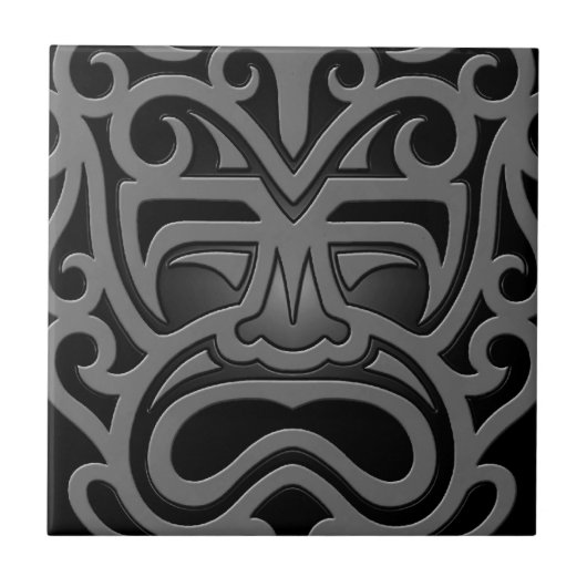 Donk Aztec Masker Tegeltje (Voorkant)