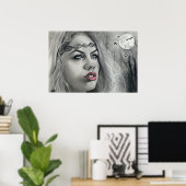 Donk Beauty Moon Shadows Poster (Thuiskantoor)