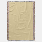 Donk Beige Throw Blanket Deken (Voorkant Verticaal)