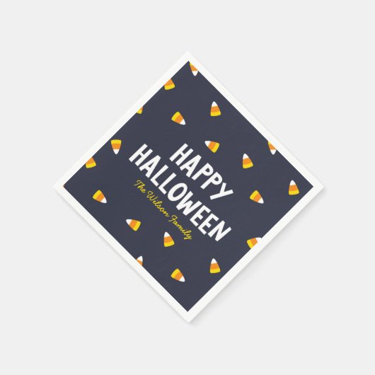 Donk Blue Candy Corn Happy Halloween Servetten (Hoek)