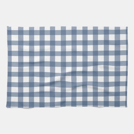 Donk Blue Gingham Theedoek (Horizontaal)