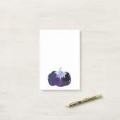 Donk Blue Pumpkin Post-it® Notes (Op bureau)