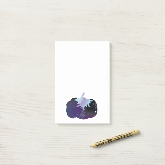 Donk Blue Pumpkin Post-it® Notes (Op bureau)