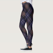 Donk Blue Scottish Tartan Pset Argyle Leggings (Links)