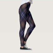 Donk Blue Scottish Tartan Pset Argyle Leggings (Rechts)