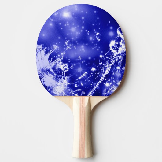 Donk Blue Splash Tafeltennisbatje (Voorkant)