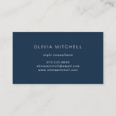 Donk Blue Stardust | Gesteraxiaal geïnspireerd Visitekaartje (Achterkant)