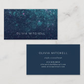 Donk Blue Stardust | Gesteraxiaal geïnspireerd Visitekaartje (Voorkant / Achterkant)