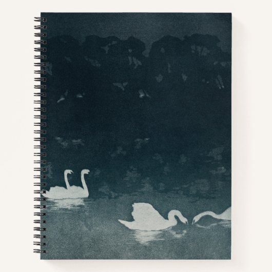 Donk Blue Swan Bullet Journal Notitieboek (Voorkant)