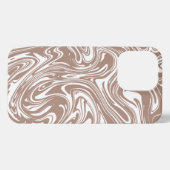 Donk Brown Marble iPhone Hoesje (Achterkant horizontaal)