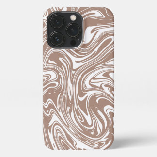 Donk Brown Marble iPhone 13 Pro Hoesje