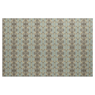 Donk Brown Taupe Beige Seafoam Green Ethnic Kijk u Stof