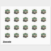 Donk Caprice Creme Ronde Sticker (Vel)