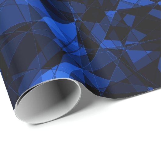 Donk Crystal Mandala Blue Cadeaupapier (Rol Hoek)