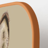 Donk Donk Donkey kijkt naar je op je Pickleball Paddle (Links Detail)