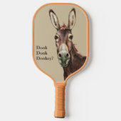 Donk Donk Donkey kijkt naar je op je Pickleball Paddle (Achterkant)