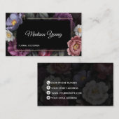 Donk Elegant Floral Visitekaartje (Voorkant / Achterkant)