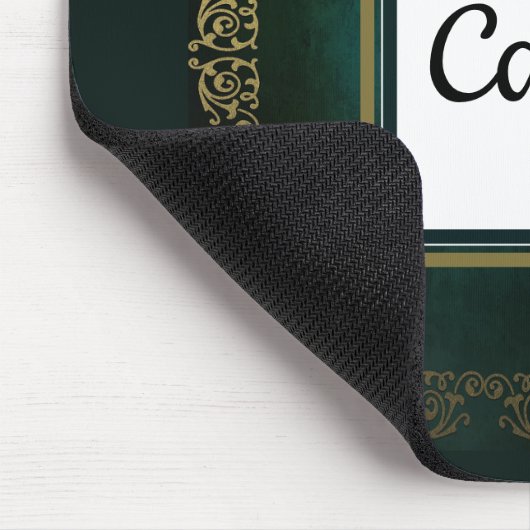 Donk Emerald Green  Mousepad Muismat (Hoek)