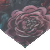 Donk Forest Green Elegant Wedding Maroon Mauve Tafelkleed (Gekanteld)