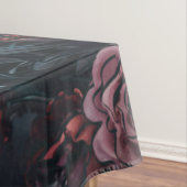 Donk Forest Green Elegant Wedding Maroon Mauve Tafelkleed (Voorbeeld)