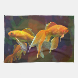 Donk Goldfish Towel Theedoek