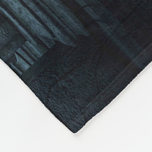 Donk Graveyard Achtergrond Fleece Deken (Hoek)