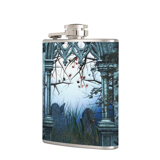 Donk Graveyard Achtergrond Heupfles (Links)