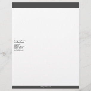 Donk Gray Bars Letterhead Briefhoofd