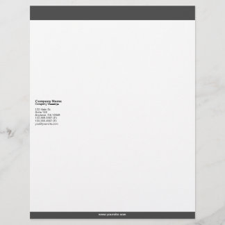 Donk Gray Bars Letterhead Briefhoofd