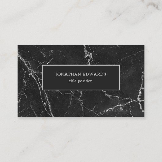 Donk Gray Marble Visitekaartje (Voorkant)