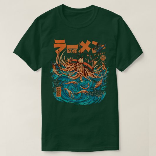 Donk Great Ramen off Kanagawa Ramen Monster Japane T-shirt (Design voorkant)