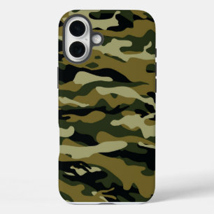 Donk Green Camo iPhone 16 Plus Hoesje