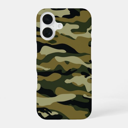 Donk Green Camo iPhone 16 Hoesje (Achterkant)