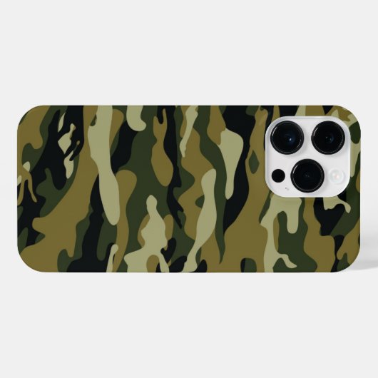 Donk Green Camo iPhone Hoesje (Achterkant horizontaal)
