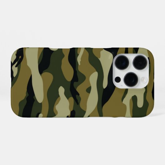 Donk Green Camo iPhone Hoesje (Achterkant horizontaal)